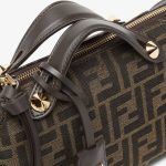 FENDI By The Way Soft Mini Brown FF jacquard fabric mini bag - Image 2